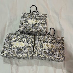 Dior spring Special edition Art paper shopping bags gift bag set